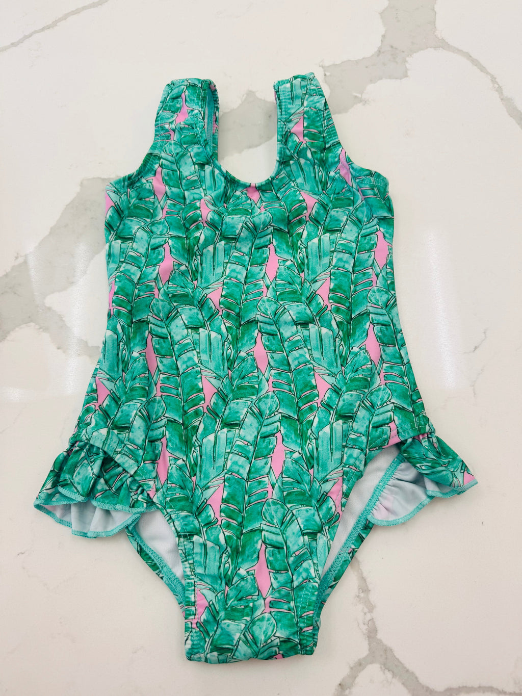 UPF 50+ Delaney Hip Ruffle Swimsuit