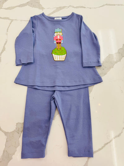 Nutcracker Cupcake Pants Set - Persian Violet