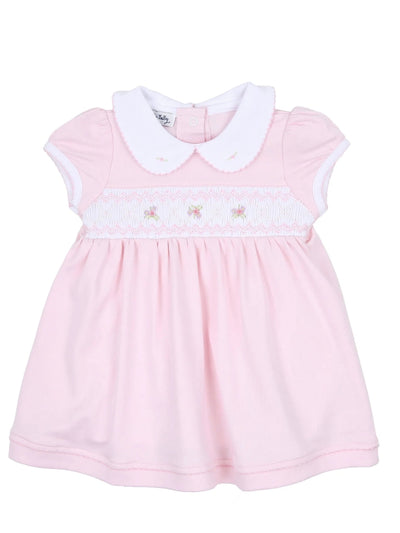 Freya and Finn Smocked Collared Girl Dress