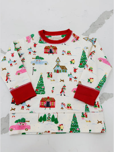 Cassidy Comfy Crewneck - Make the Season Bright - Posh Tots Children's Boutique