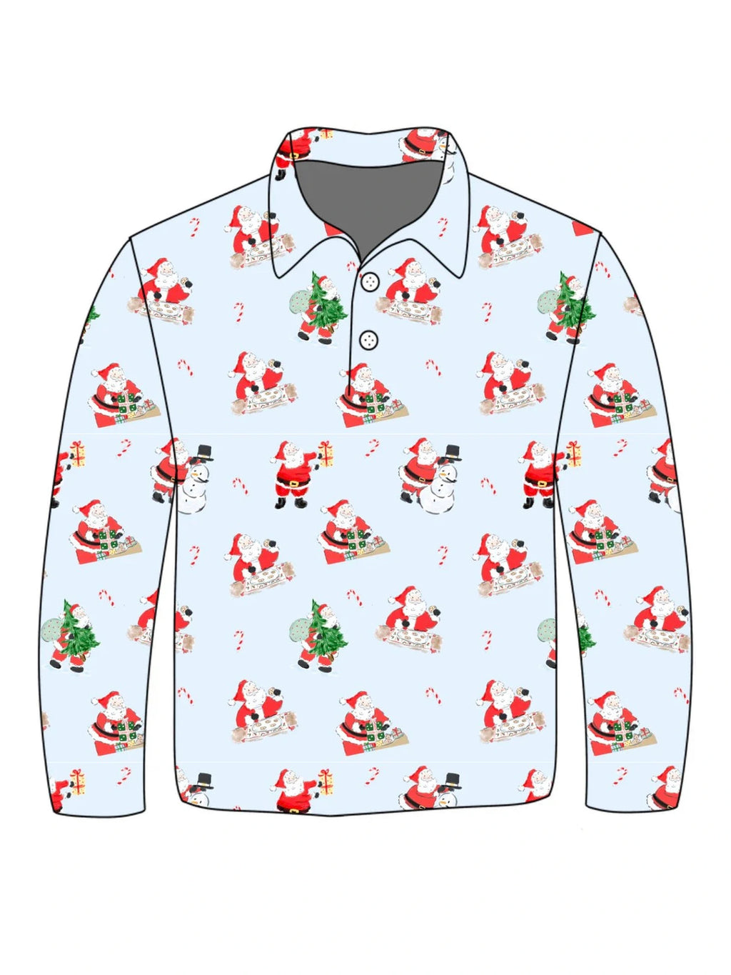 PRE-ORDER Long Sleeve Jackson Polo - Jolly St Nick