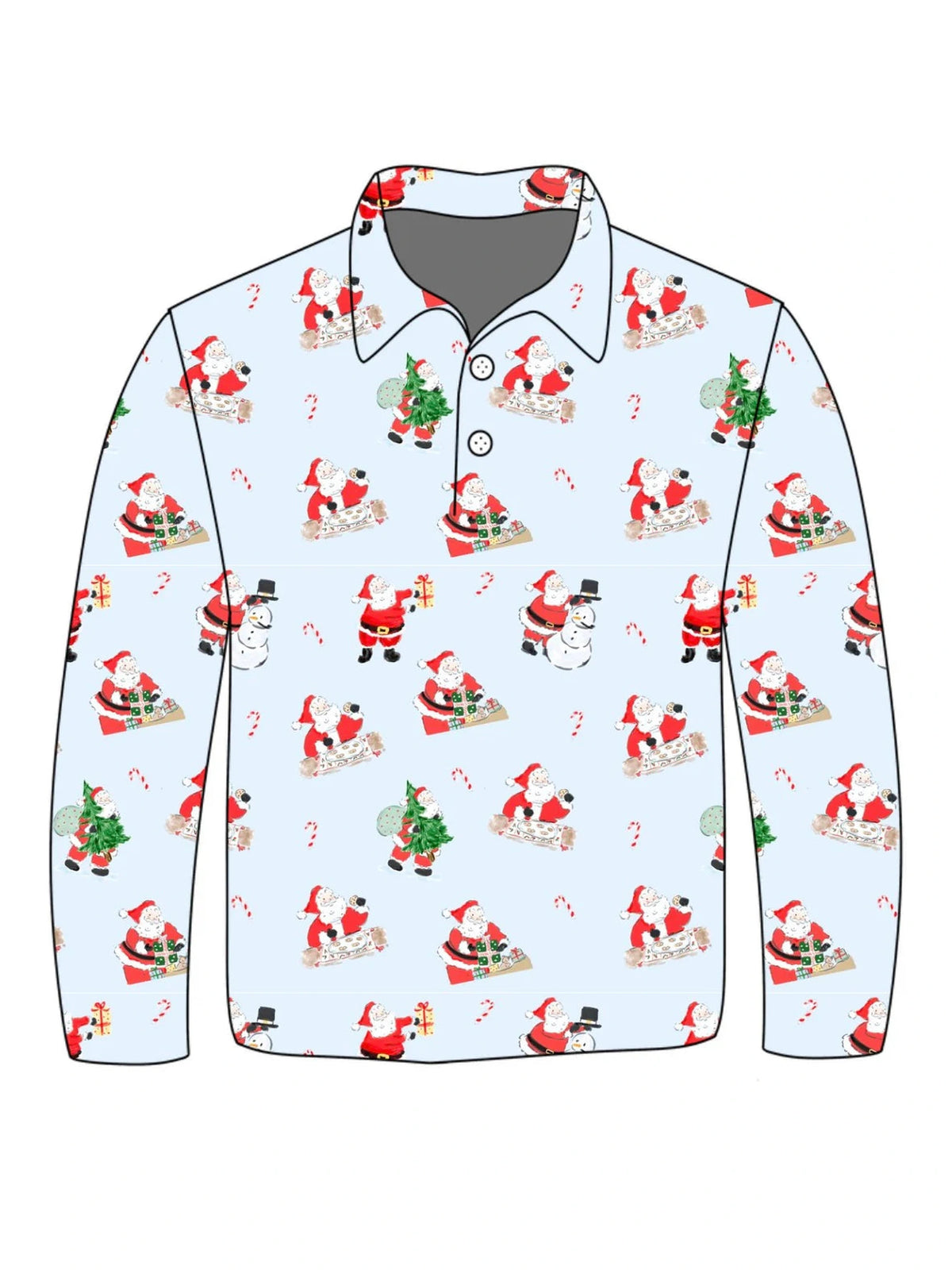 PRE-ORDER Long Sleeve Jackson Polo - Jolly St Nick