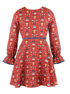 The Clara Dress, Red