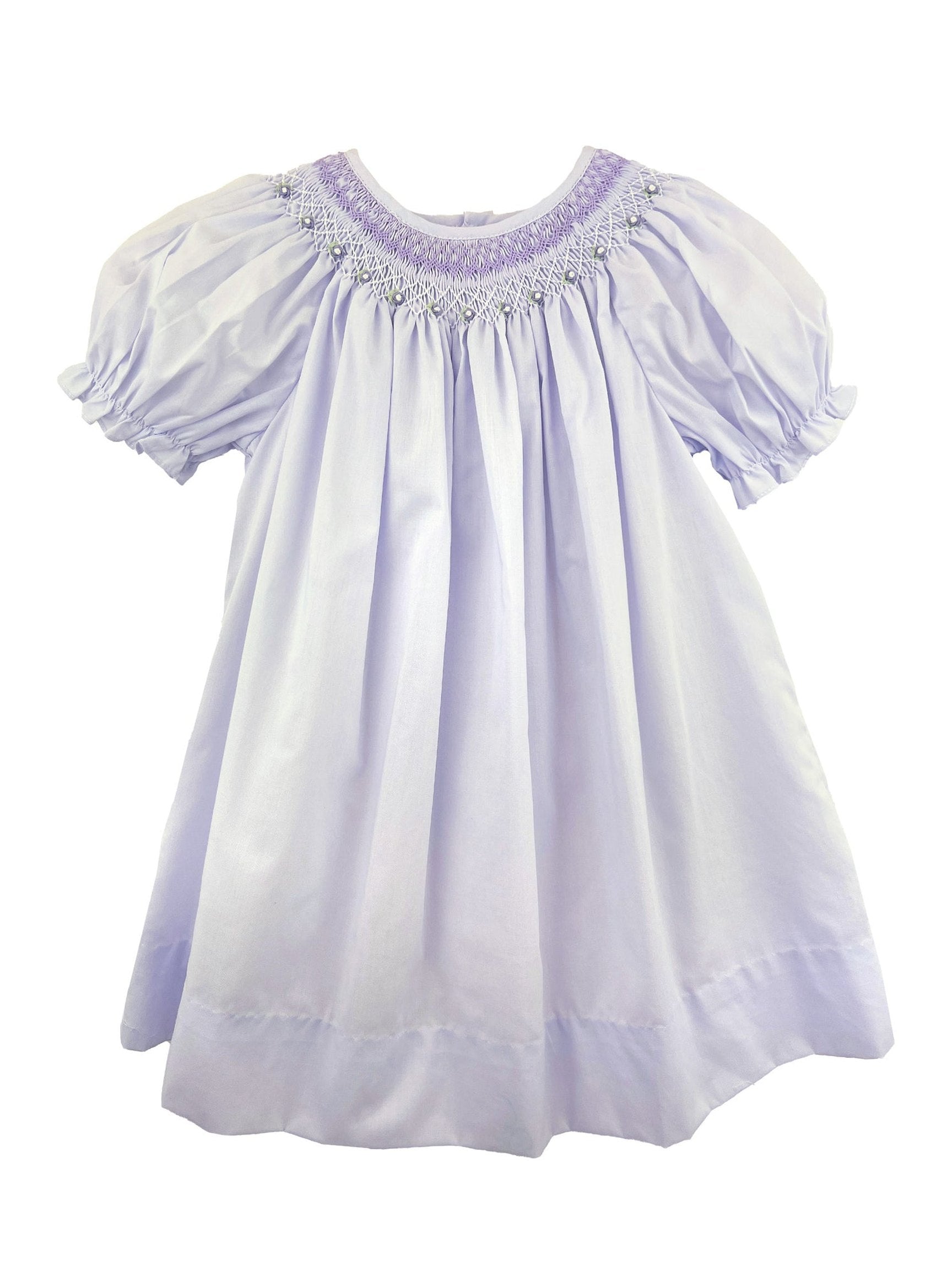 Madison Bishop Smocked Dress