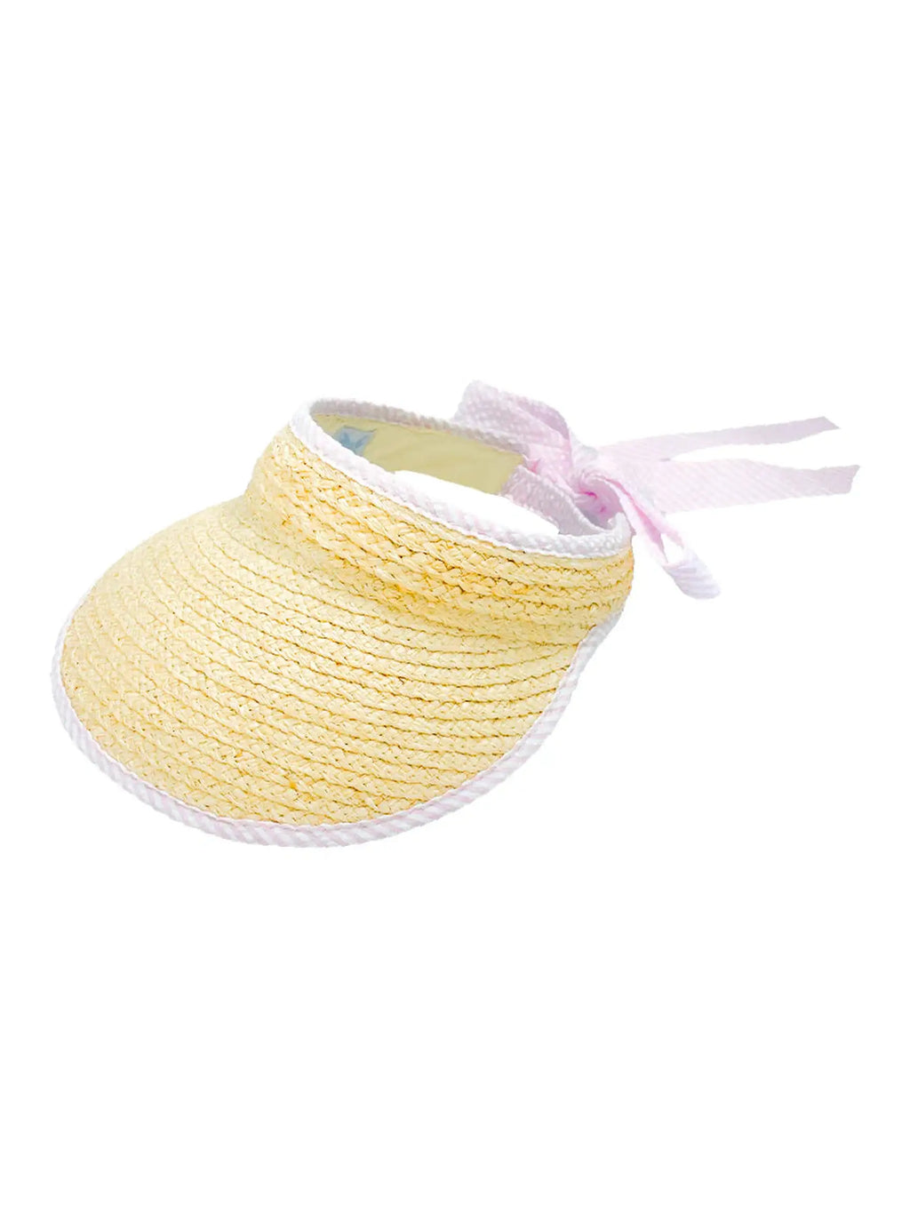 Girls Sconset Straw Bow Visor