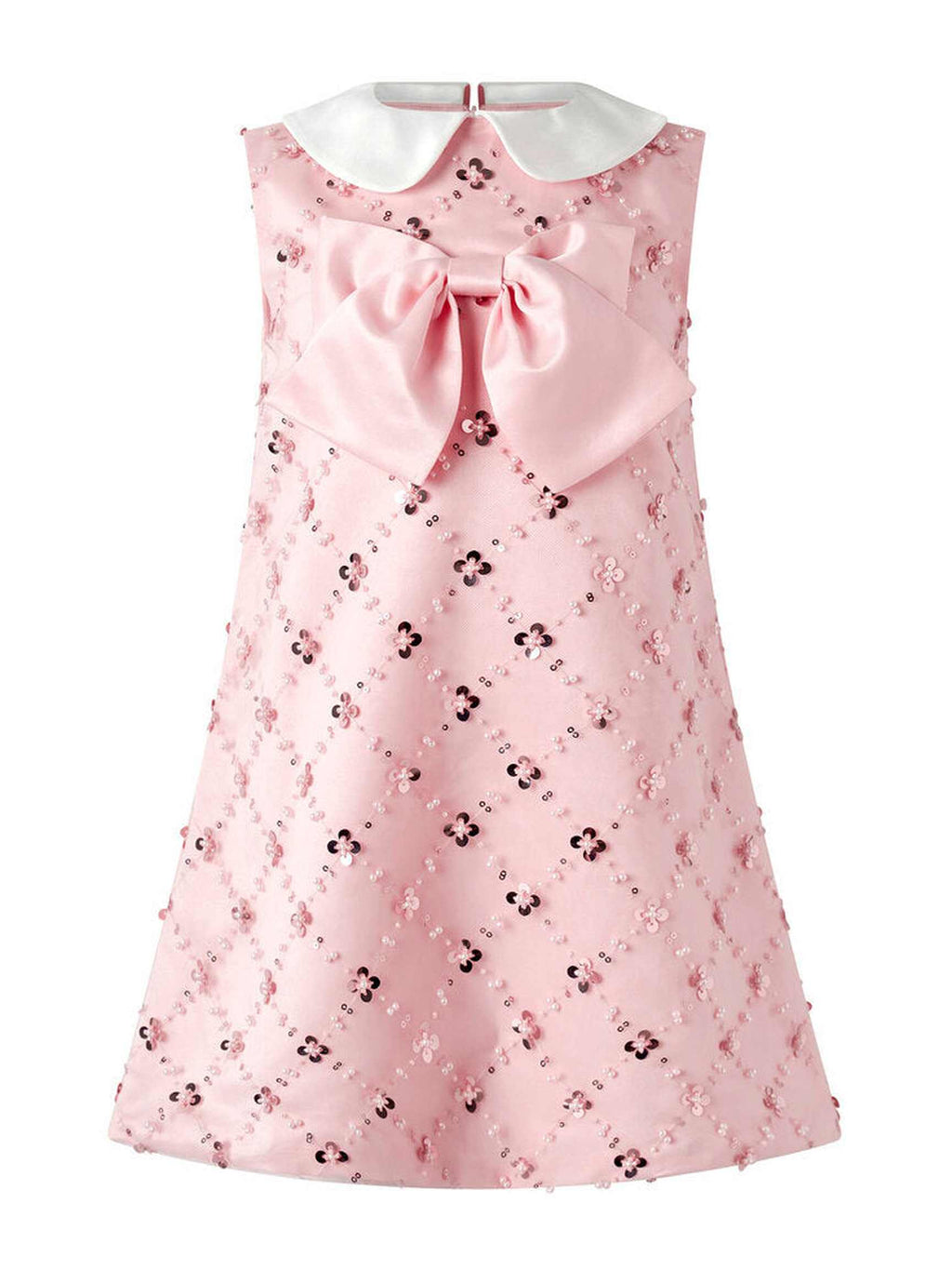 Peter Pan Collar Sequin Party Dress