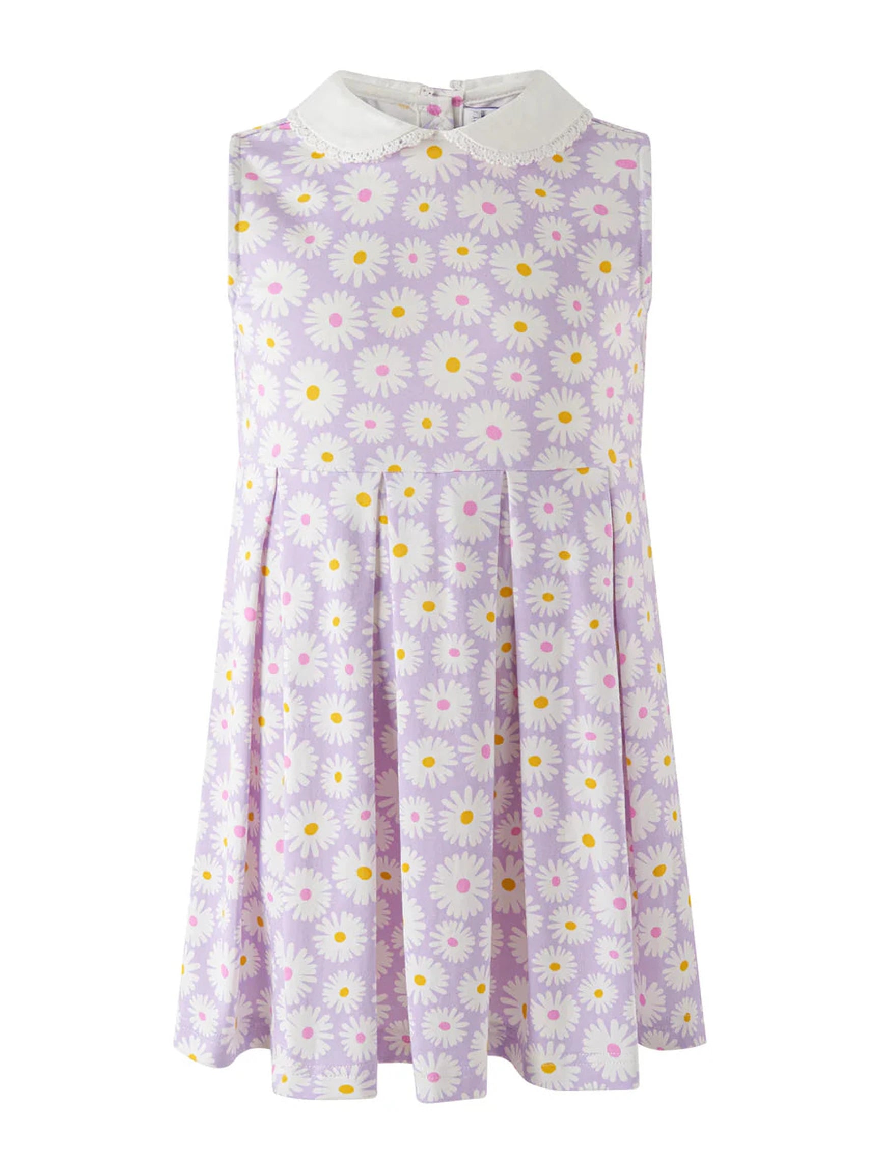 Purple Daisy Jersey Dress