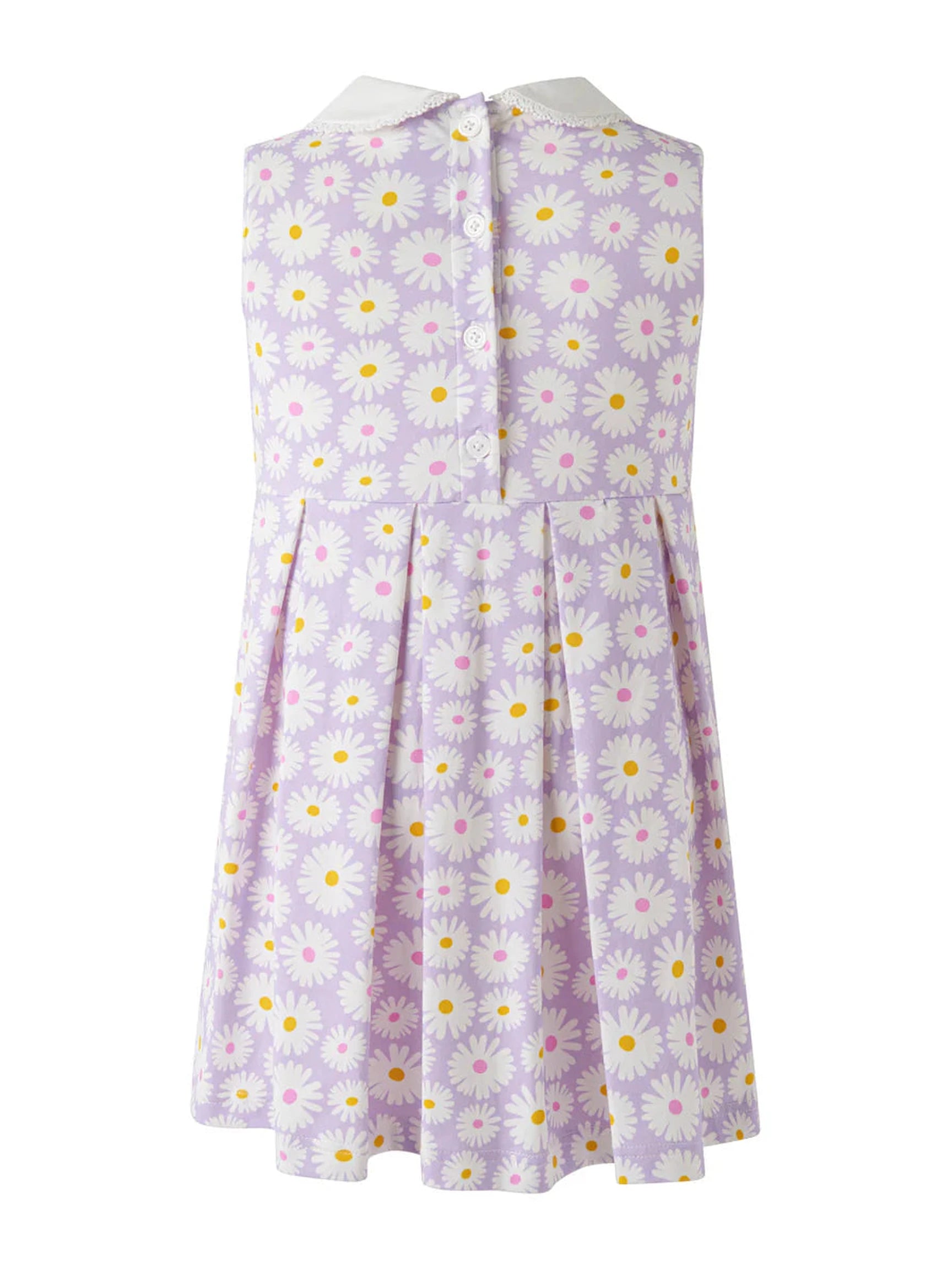 Purple Daisy Jersey Dress