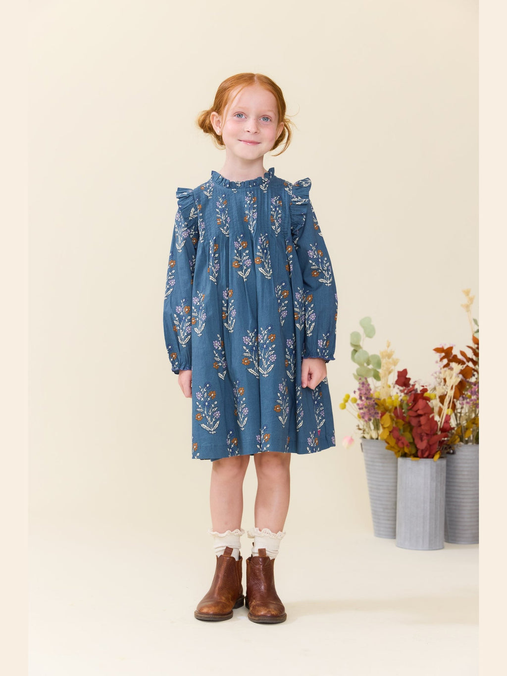 PRE ORDER: Girls Jaipur Dress - Balsam Dewdrop