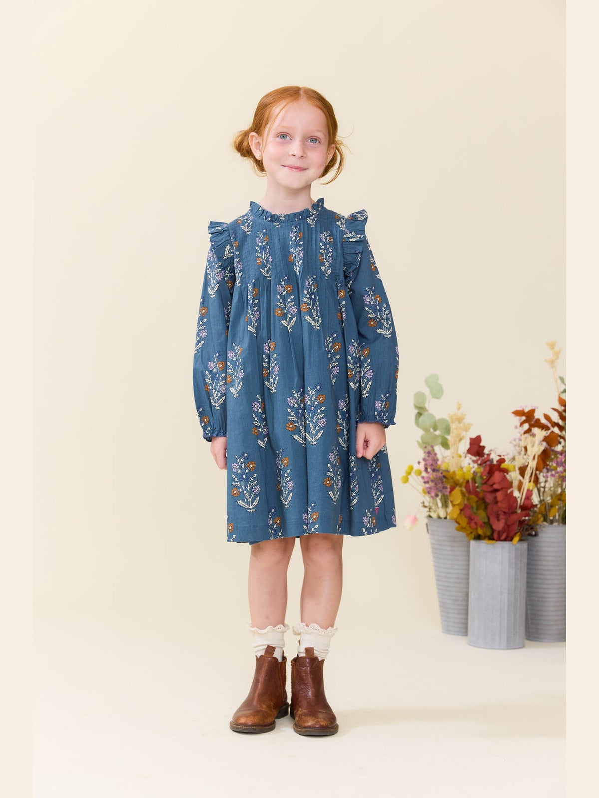PRE ORDER: Girls Jaipur Dress - Balsam Dewdrop