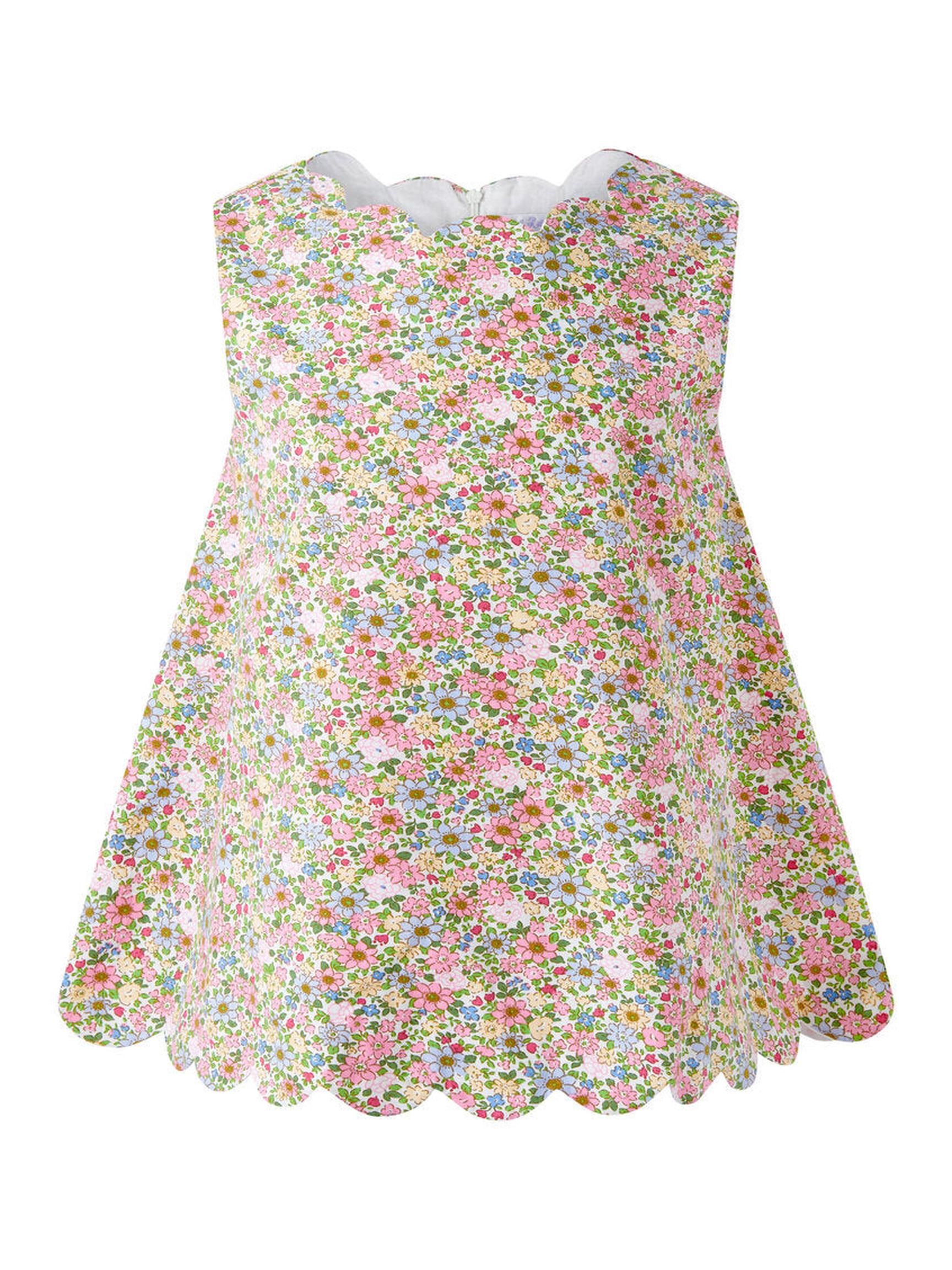 Floral Scalloped Short Set