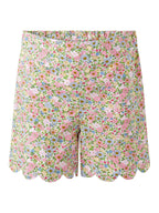 Floral Scalloped Short Set