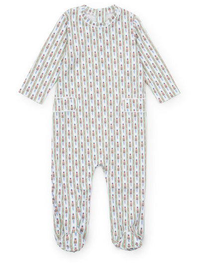 PRE-ORDER Preston Romper - Nutcracker Stripe