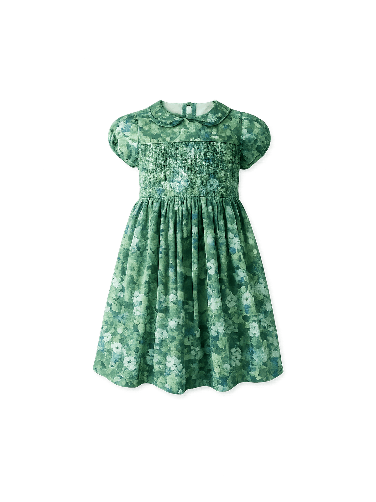 Garden Floral Frill Front Dress