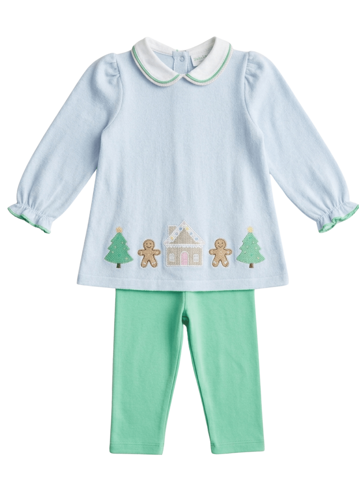 Gingerbread Louisa Leggings Set - Posh Tots Children's Boutique