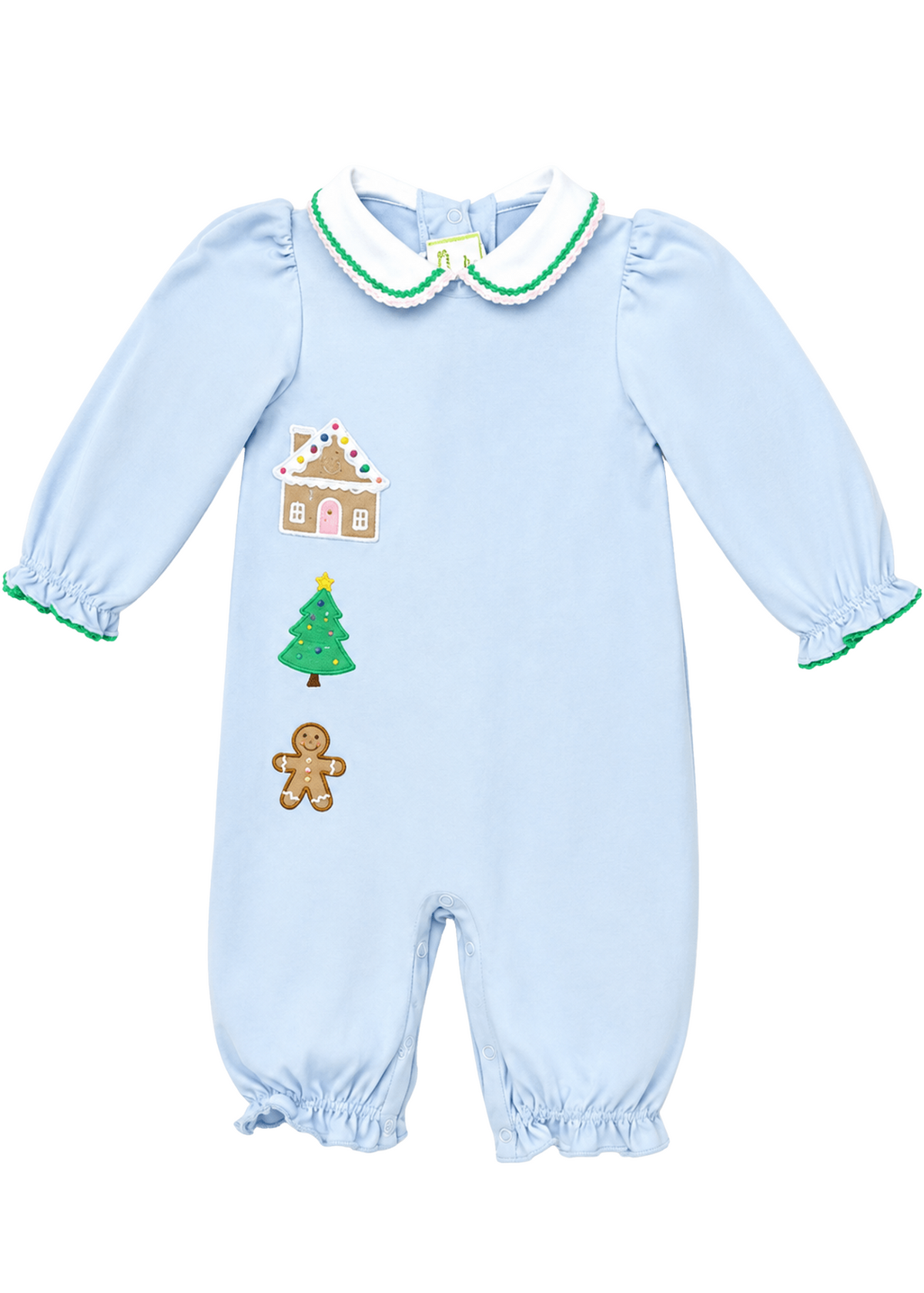 Gingerbread Oliver Bubble - Posh Tots Children's Boutique