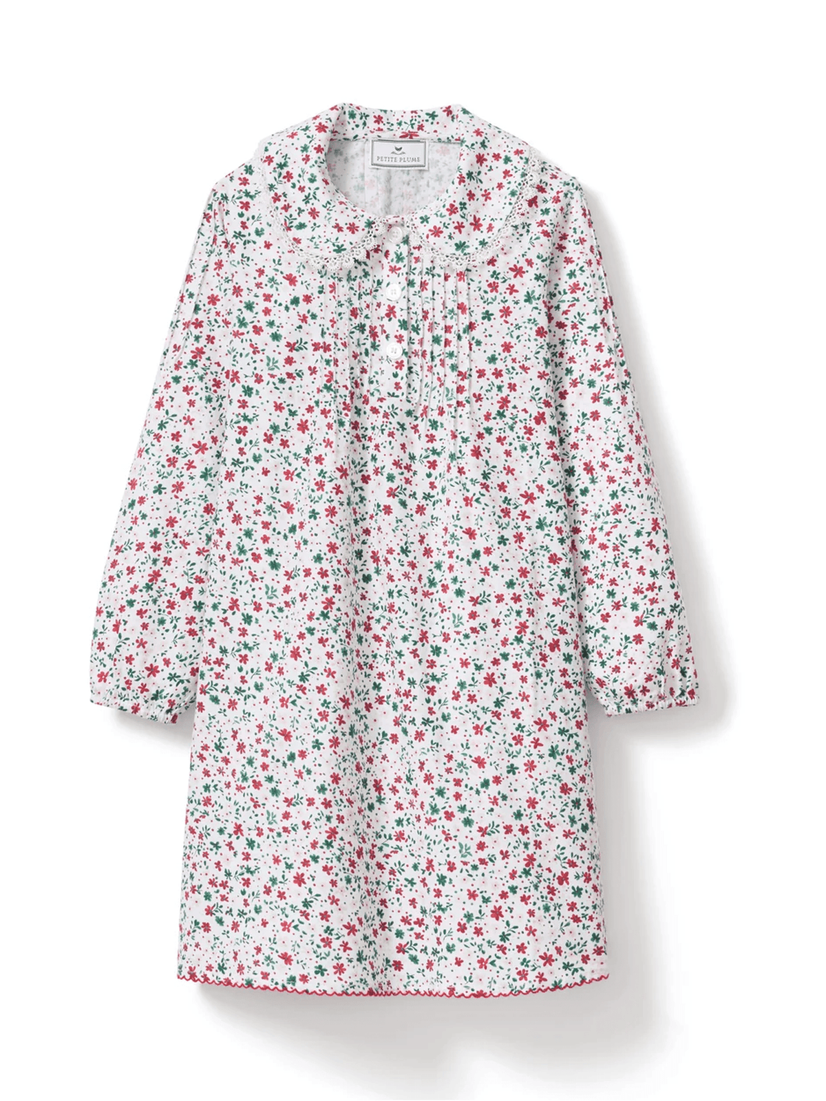 Girl's Twill Lola Nightgown in Winter Garden