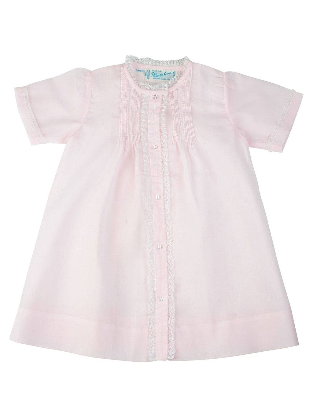Lace Folded Daygown, White