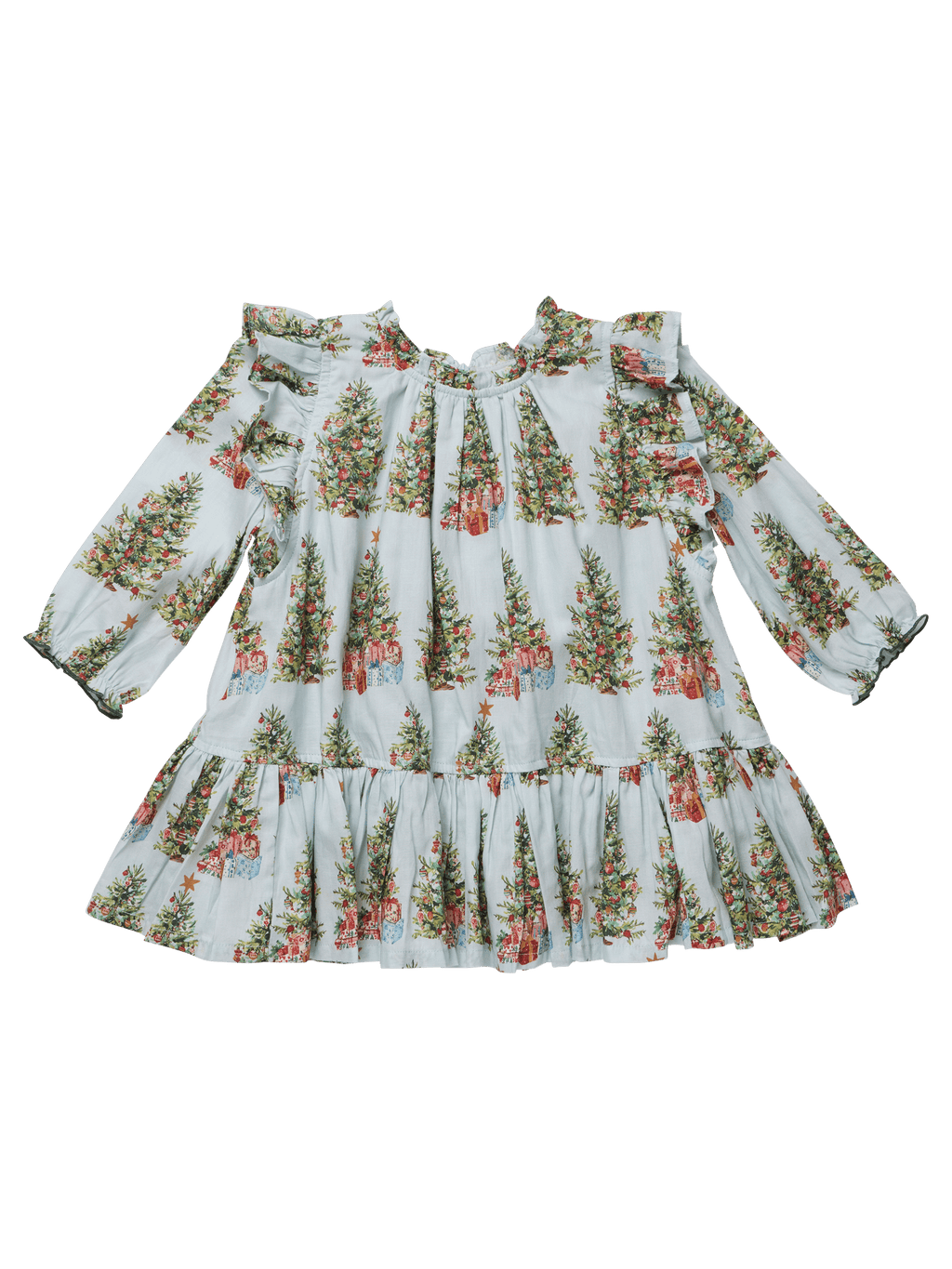 PRE-ORDER Harper Dress - Trees and Presents