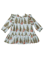 PRE-ORDER Harper Dress - Trees and Presents
