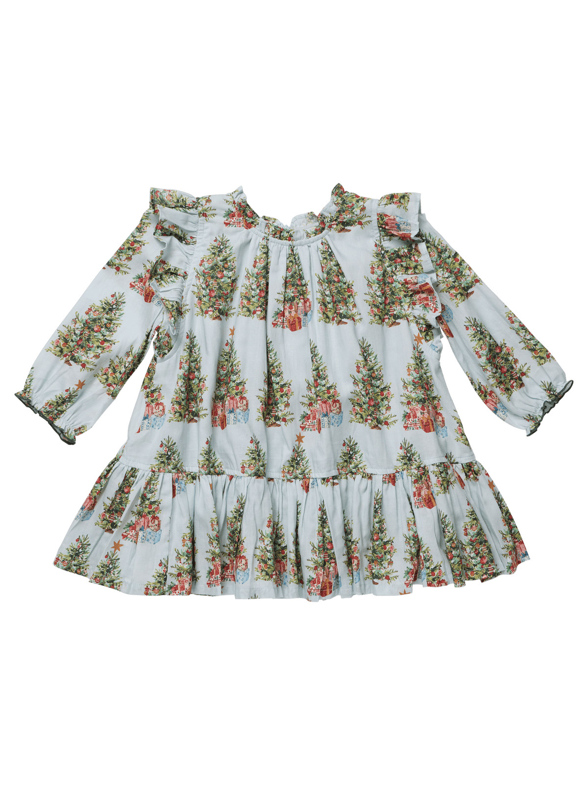 PRE-ORDER Harper Dress - Trees and Presents