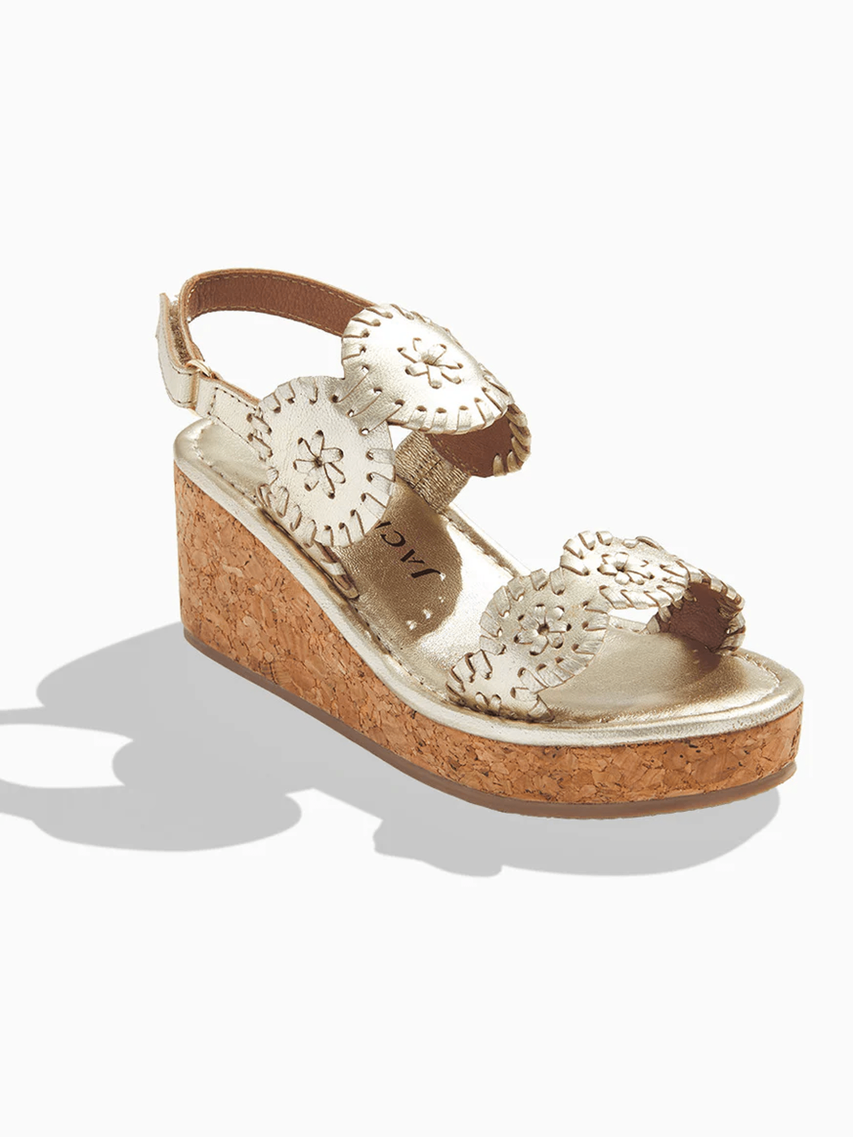 Girls Lauren High Wedge - Metallic
