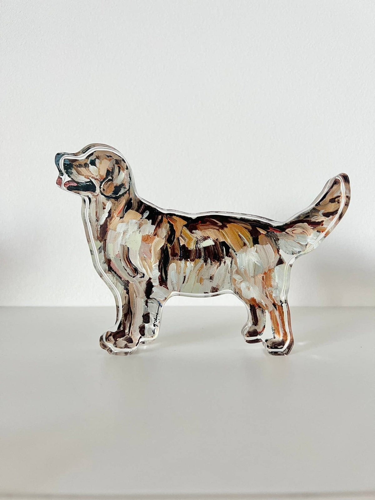 Golden Retriever Dog Acrylic
