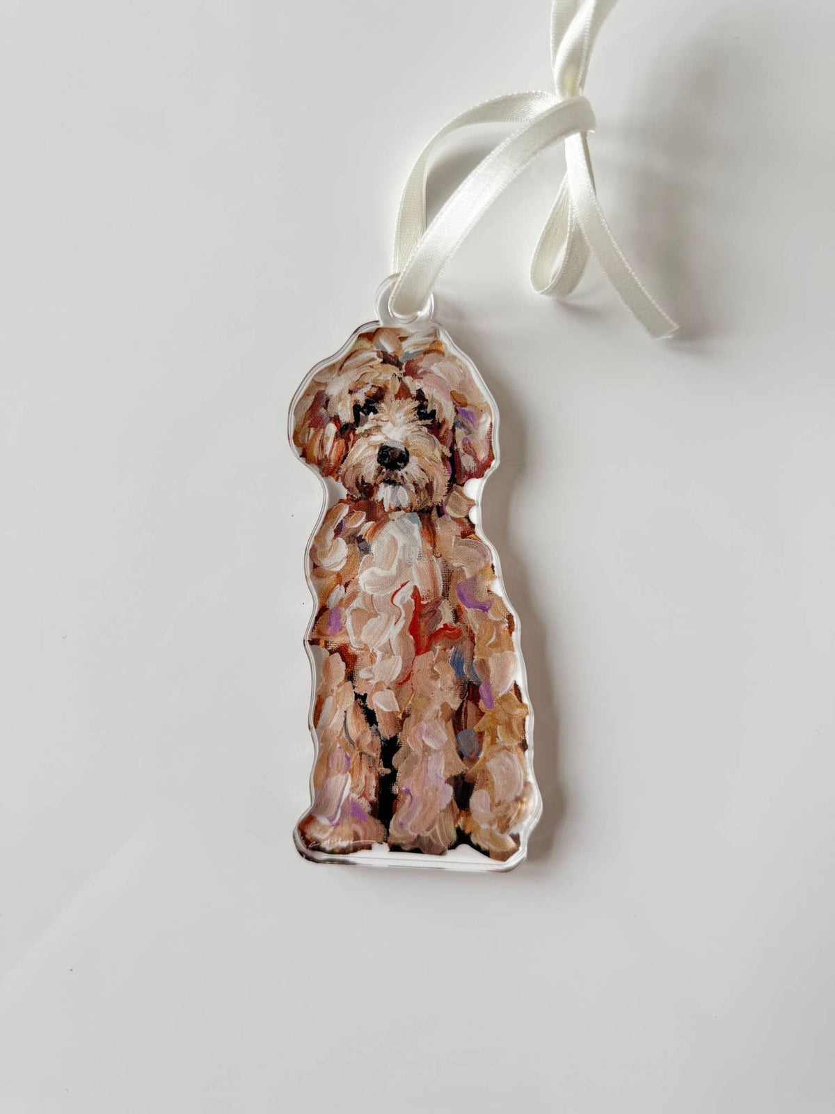 Goldendoodle Classic Acrylic Christmas Dog Ornament