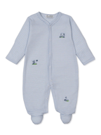 Golf Championship Blue Stripe Footie
