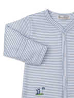 Golf Championship Blue Stripe Footie