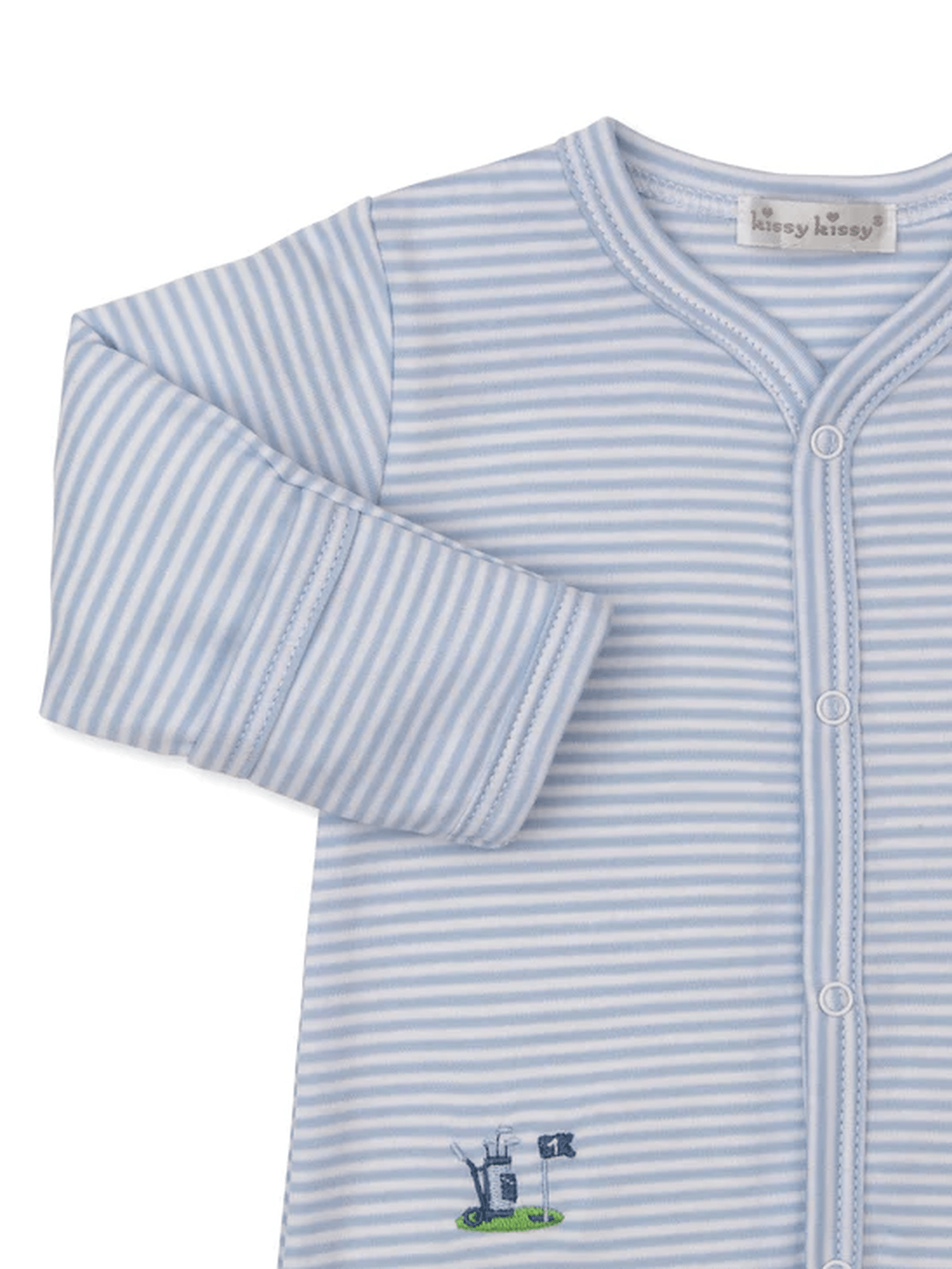 Golf Championship Blue Stripe Footie