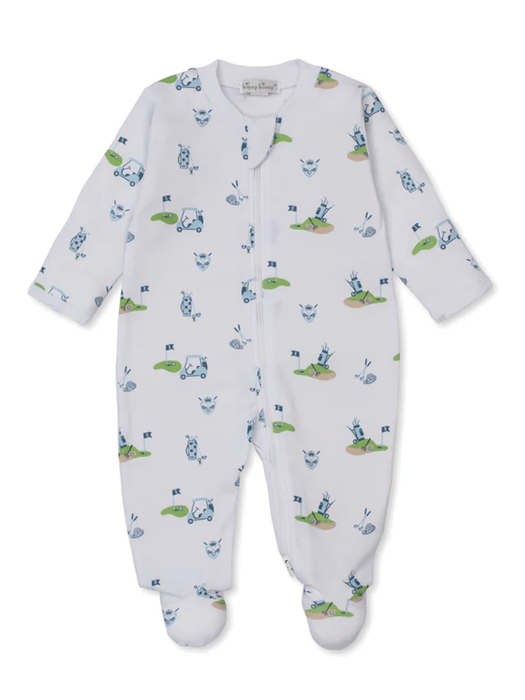 Golf Championship Blue Zip Footie