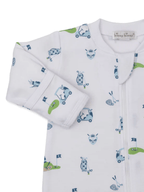 Golf Championship Blue Zip Footie