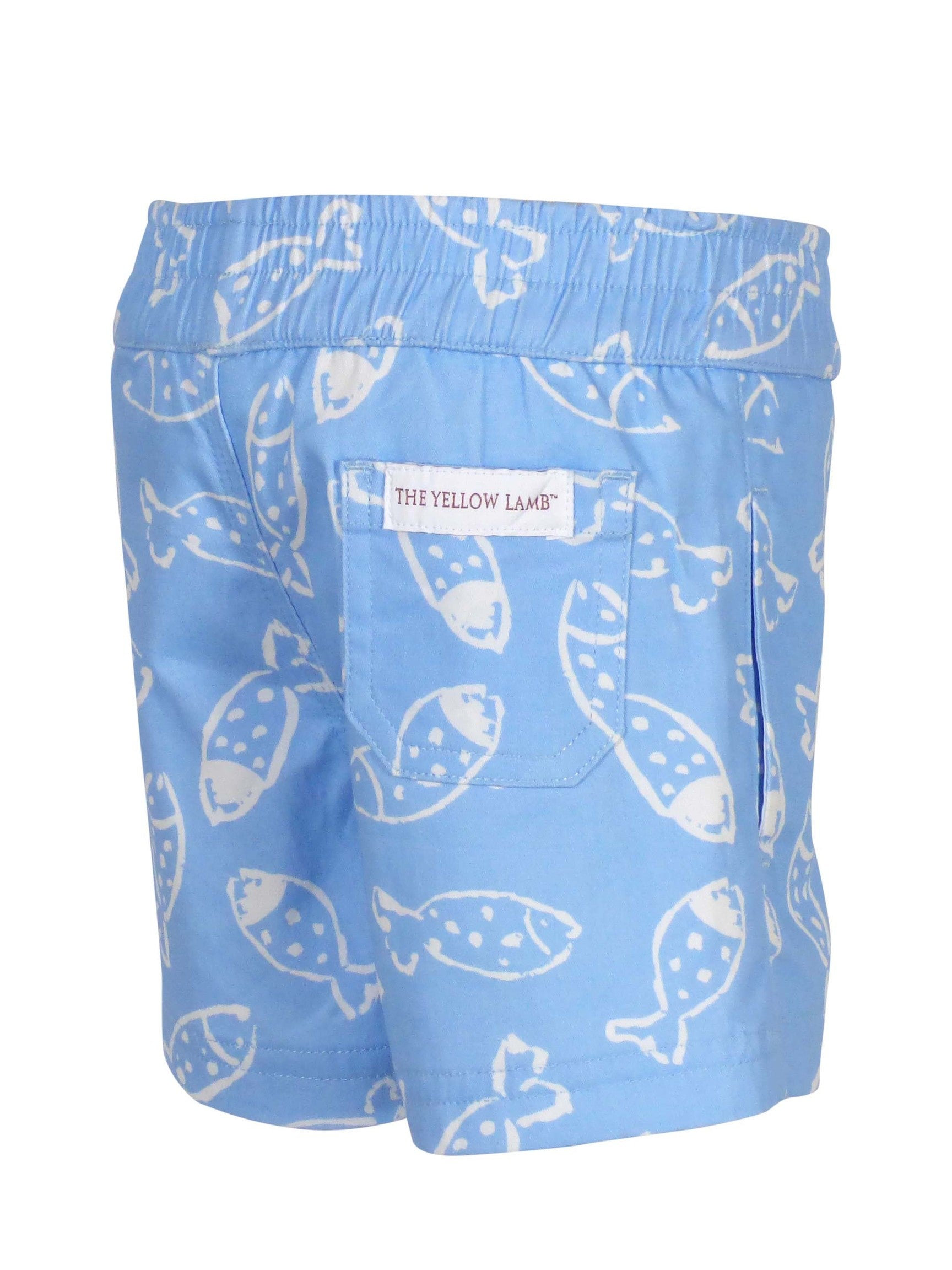 Sebastian Pull On Shorts - Gone Fishing