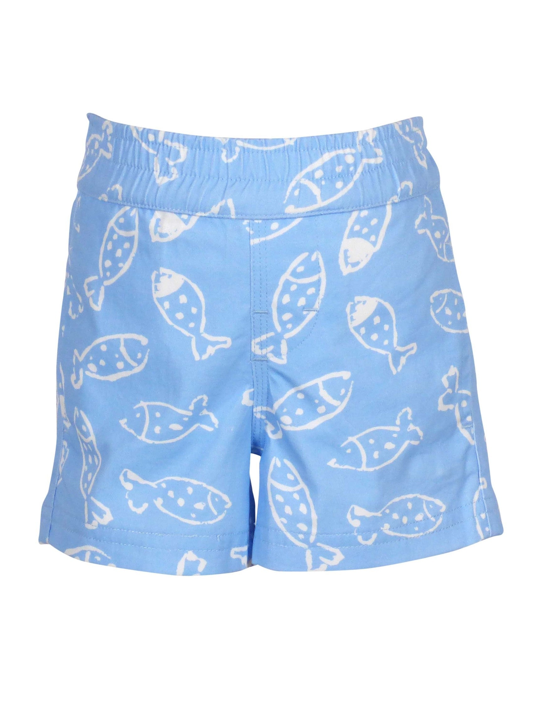 Sebastian Pull On Shorts - Gone Fishing