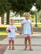 Apple Ribbon Short Set