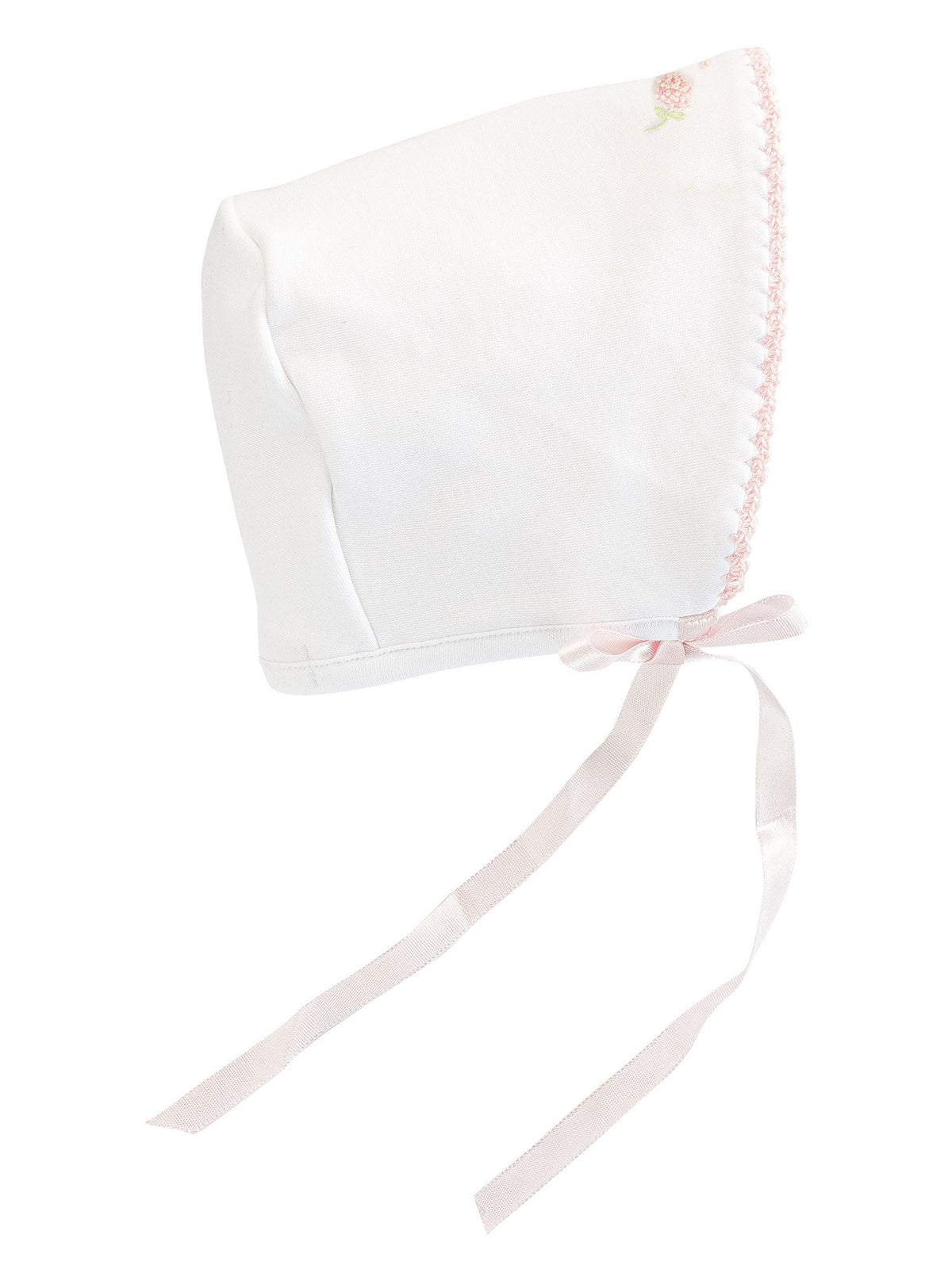 Spring Flowers Embroidered Pima Bonnet