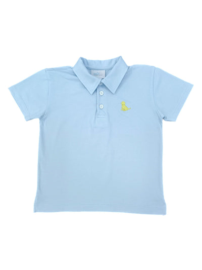 PRE-ORDER Light Blue Polo- Puppy