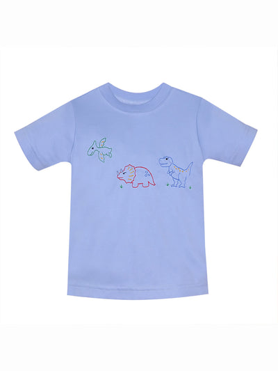 Houston Blue Shirt - Dinosaur