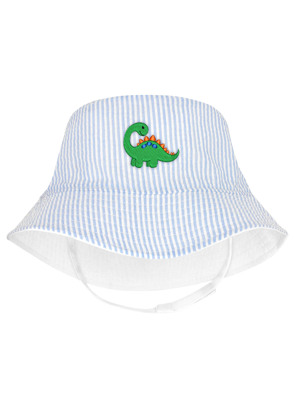 Embroidered Boys Bucket Hat w/Straps