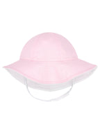 Reversible Ruffle Brim Sun Hat w/Stitched Edge