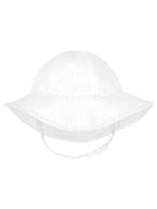 Reversible Ruffle Brim Sun Hat w/Stitched Edge