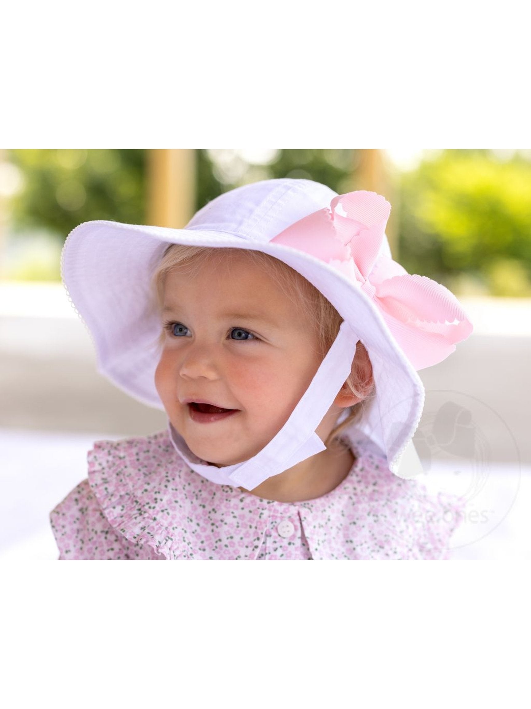Reversible Girls Moonstitch Brim Hat