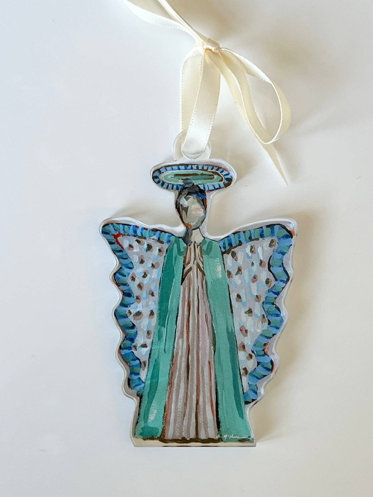 Heavenly Angel I Acrylic Christmas Ornament