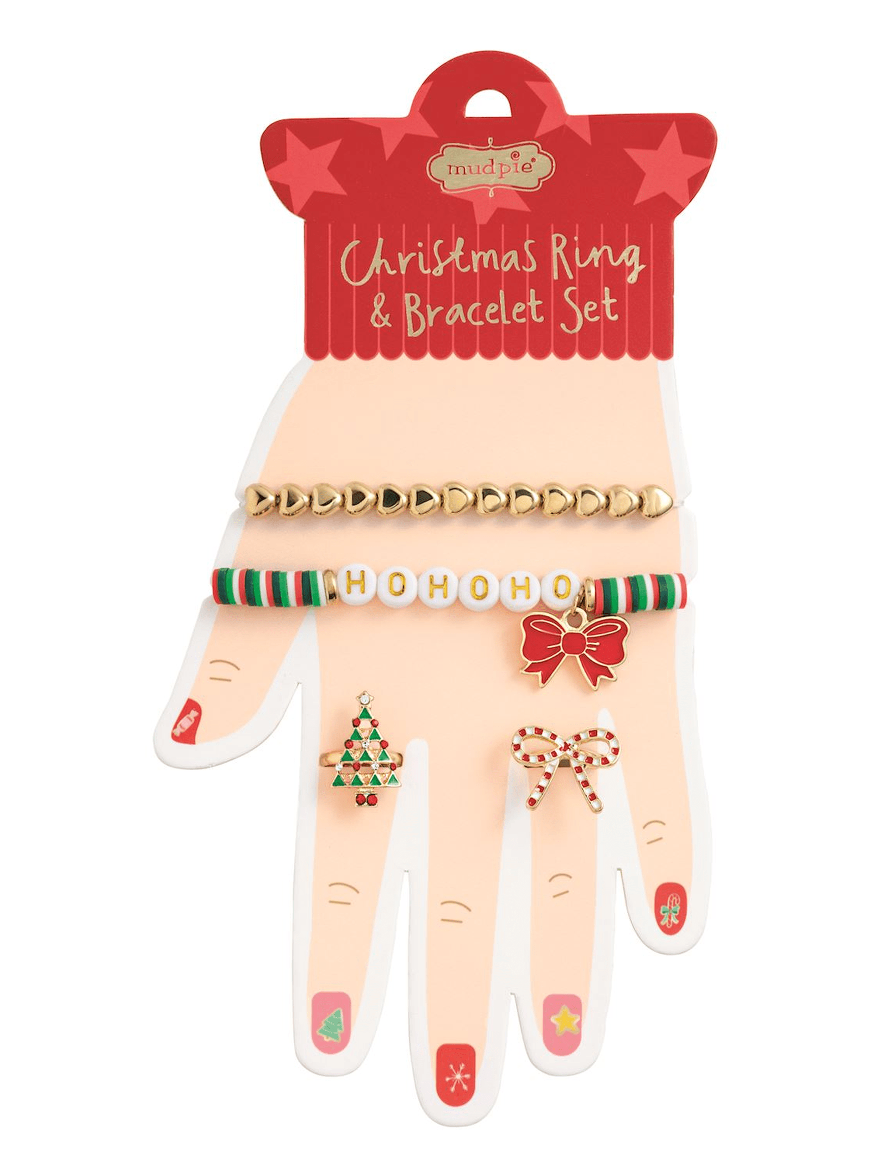 Ho Ho Ho Bracelet & Ring Set