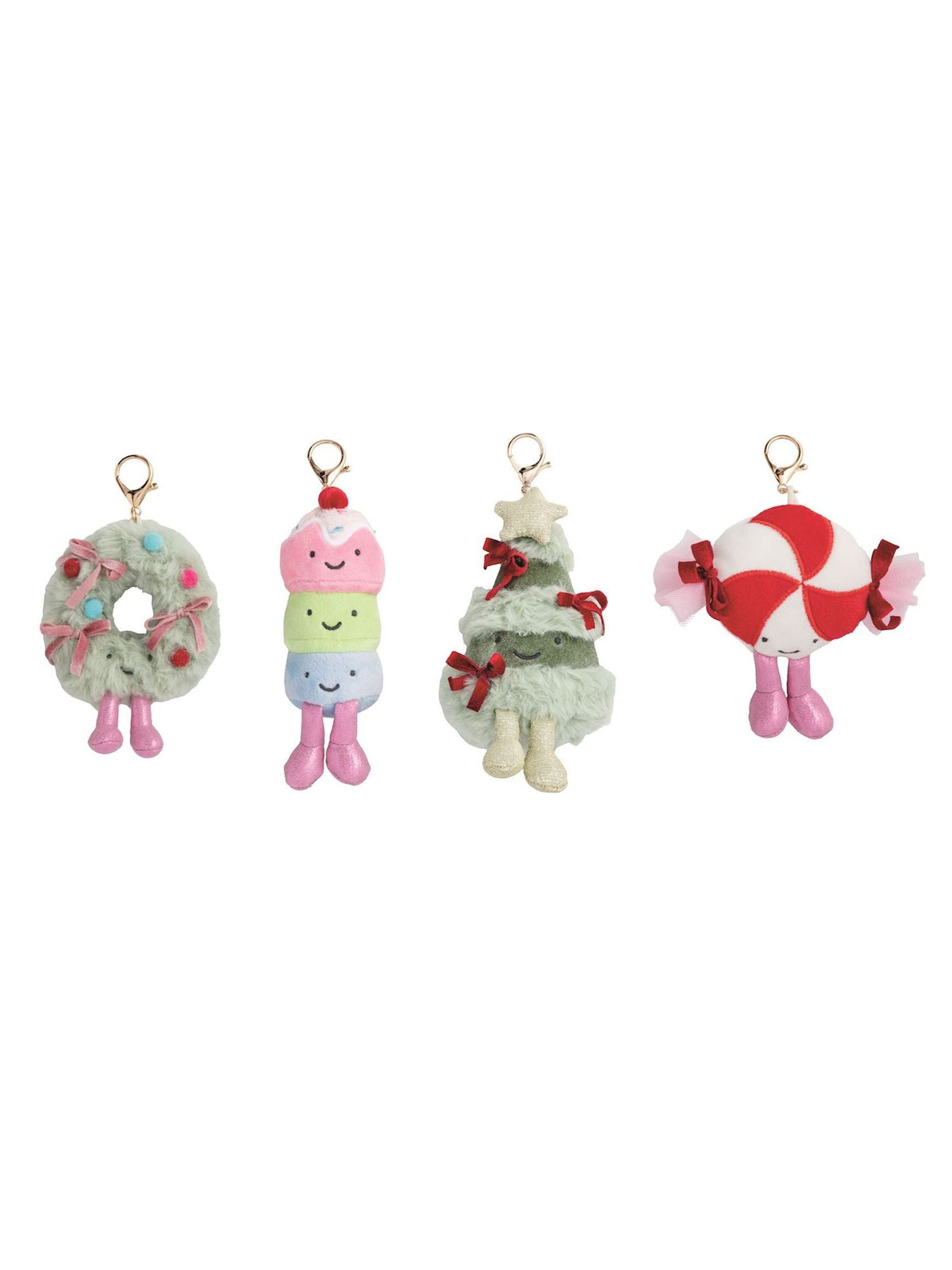 Holiday Plush Bag Charms