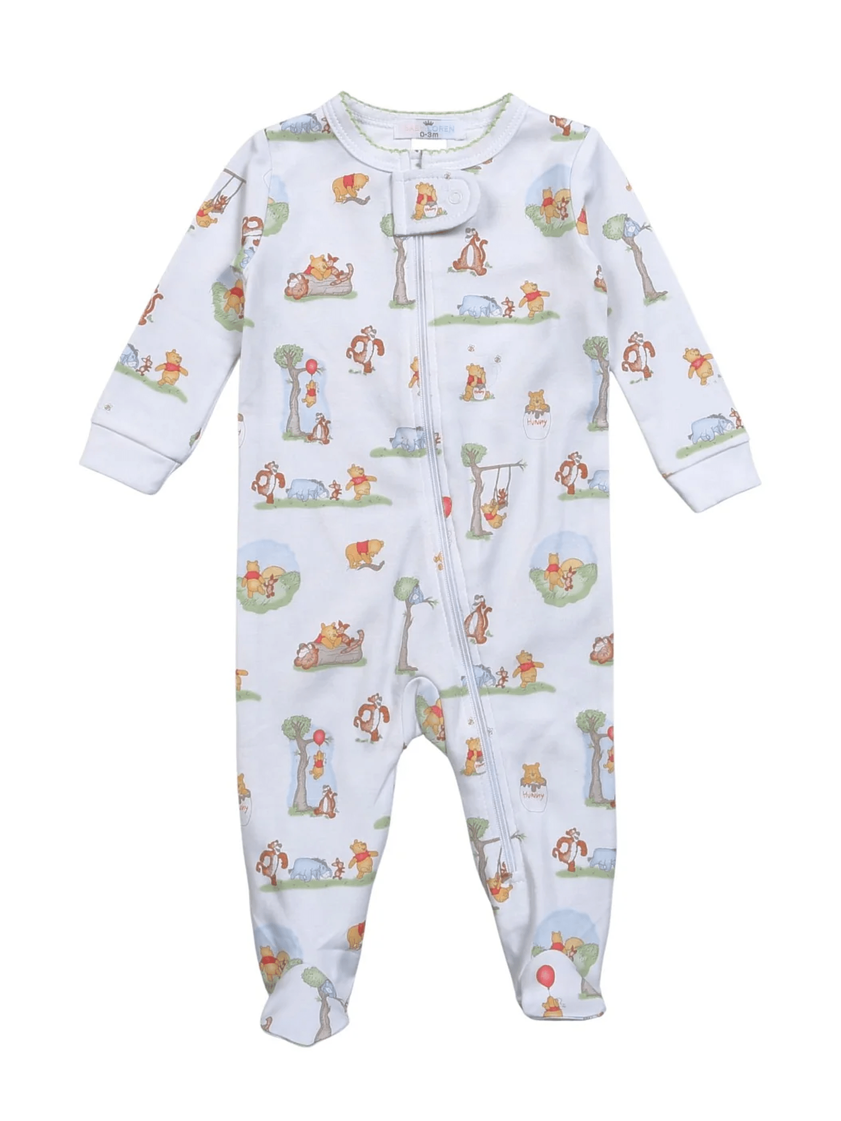 Honey Bear Pima Footie