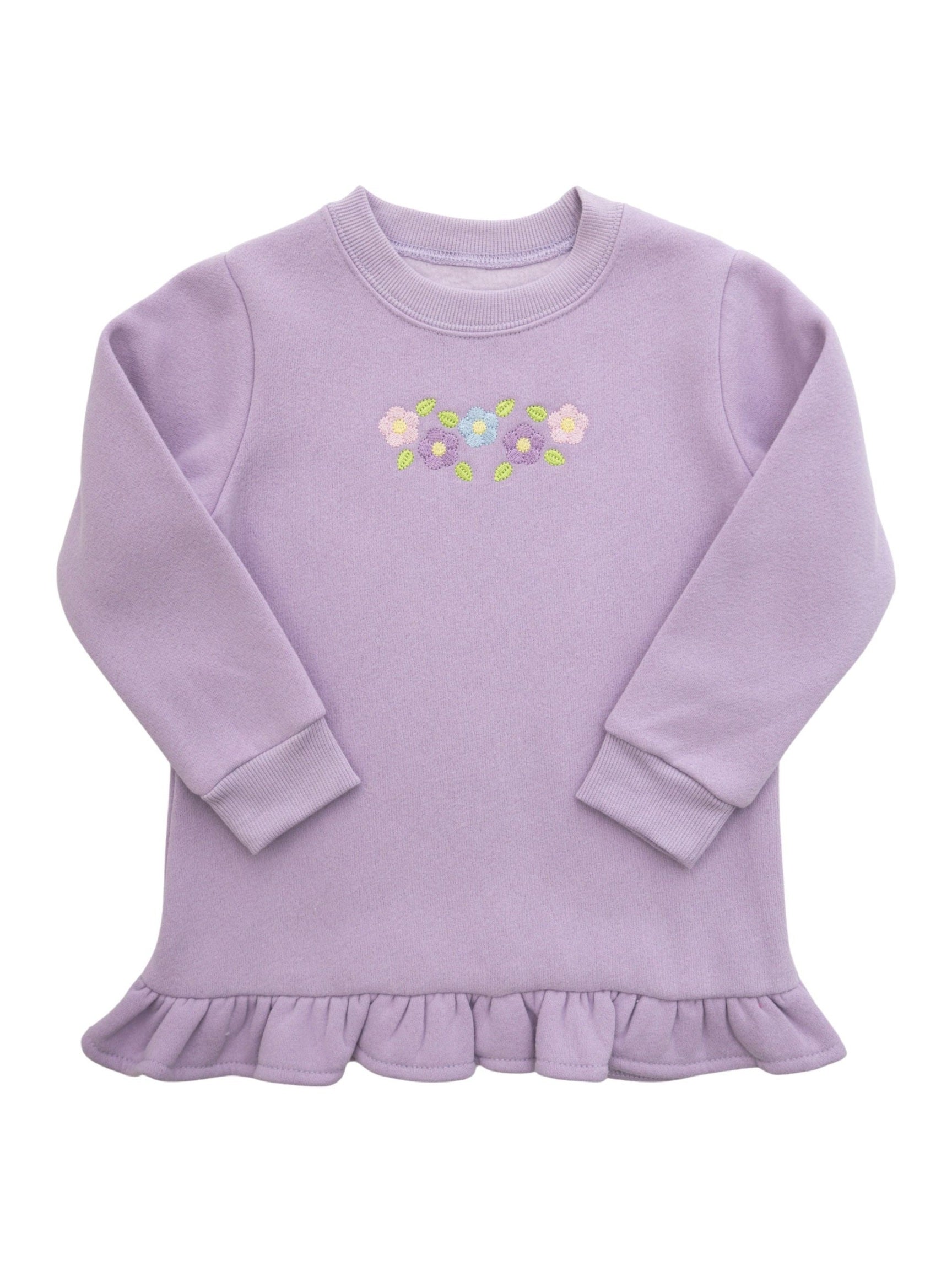 Flower Ruffle Pullover