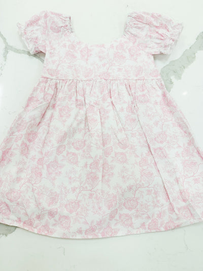 Mini Ella Dress - Pink Chinoiserie
