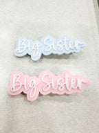 Big Sister Resin Hair Clip - Posh Tots Children's Boutique